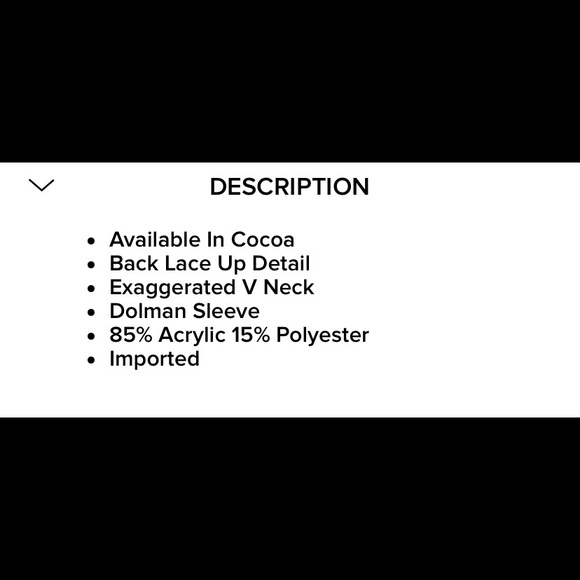 Brandy Lace Up Sweater - Picture 7 of 8